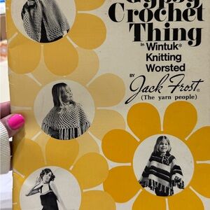 Crochet Pattern Booklet - Yellow Cover